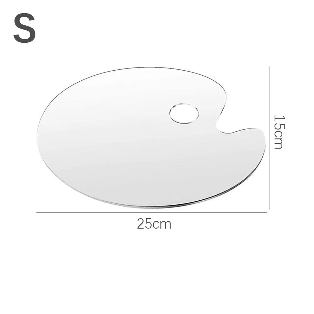 Acrylic Transparent Paint Tray Palettes Painting Pigment Pallet Gouache Drawing Supplies