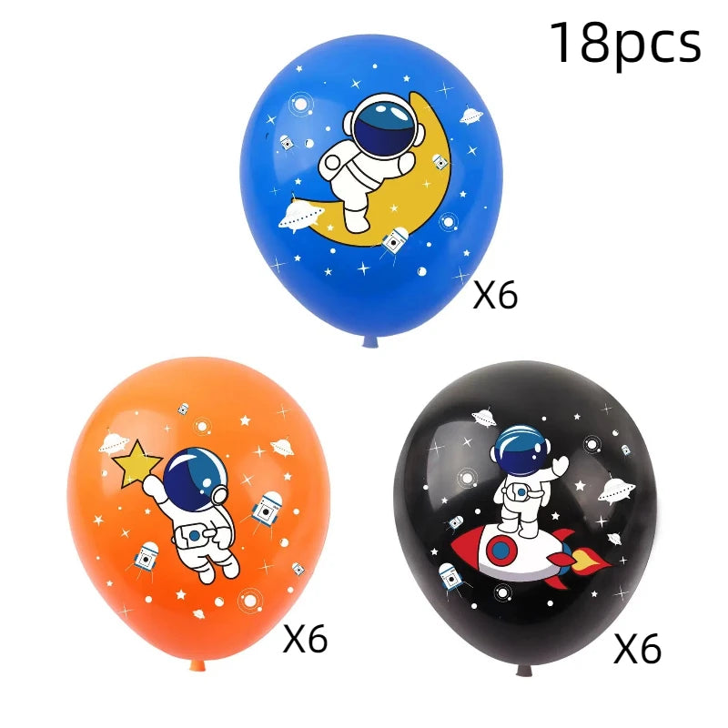 Astronaut Latex Balloon 12inch 2.8g Ballon Space Travel Children's Party Decoration