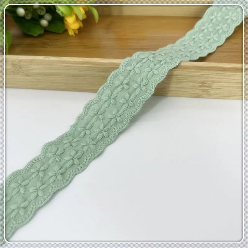 3cm Rice Character Lace Accessories 1 Yard Princess Dress Lace and lace for sewing Lolita Skirt Collar Home Fabric dentelle