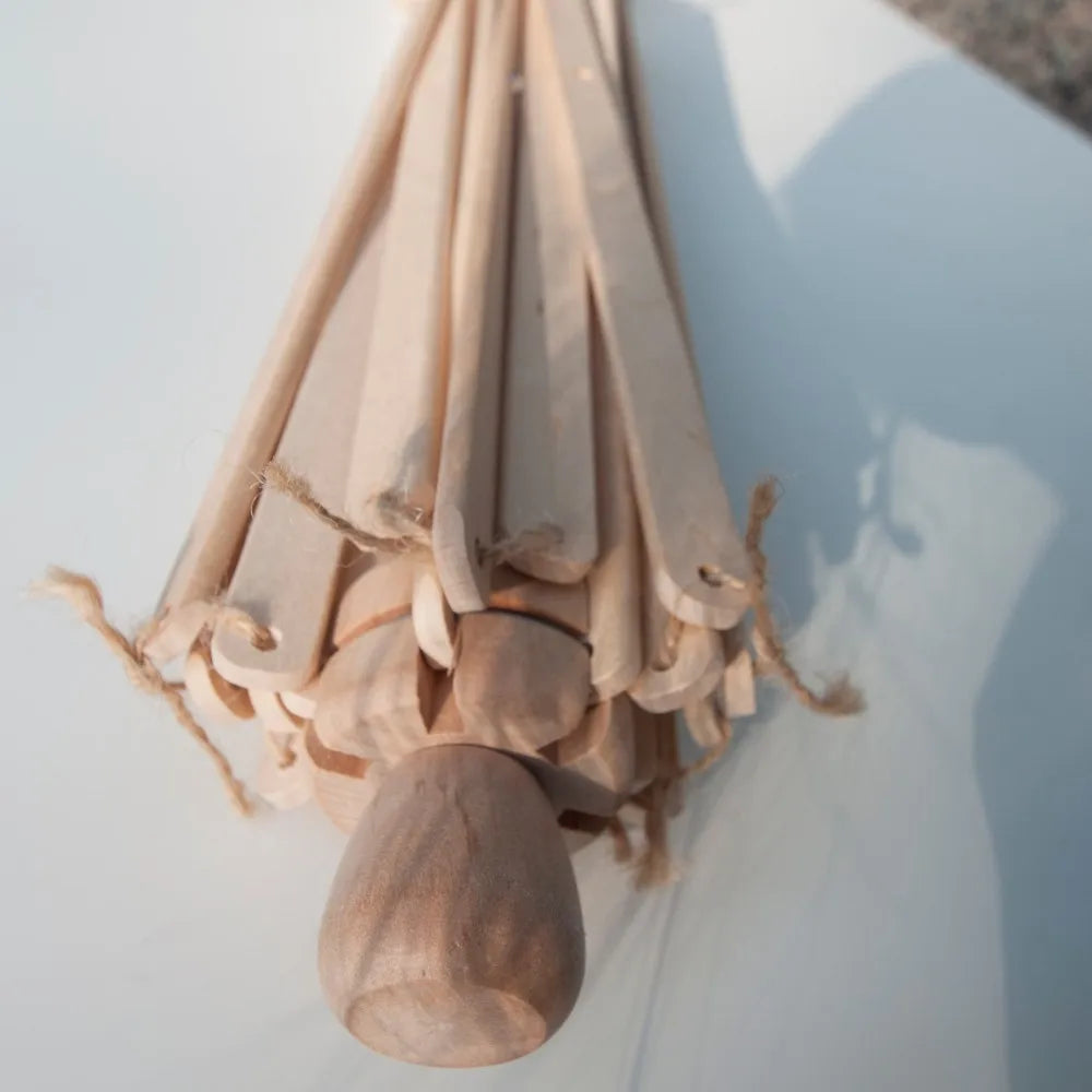 Umbrella Shape Wooden Swift Yarn Thread Fiber String Wool Winder Holder Hand Knitting Craft Tools For Patchwork DIY Accessories