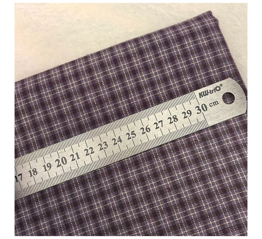 DIY Japan Little Cloth group Yarn-dyed fabric,for sewing Handmade Patchwork Quilting ,Grid Stripe For Sewing Doll clothes