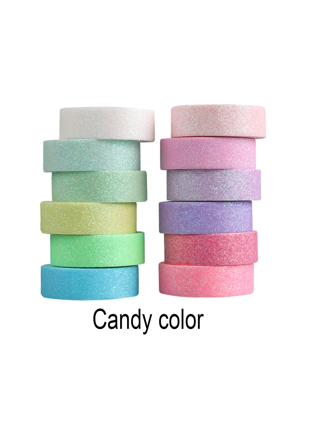 12 rolls/box of exquisite shiny dusting washi tape, DIY diary, scrapbook, photo album decoration tape, gifts for friends