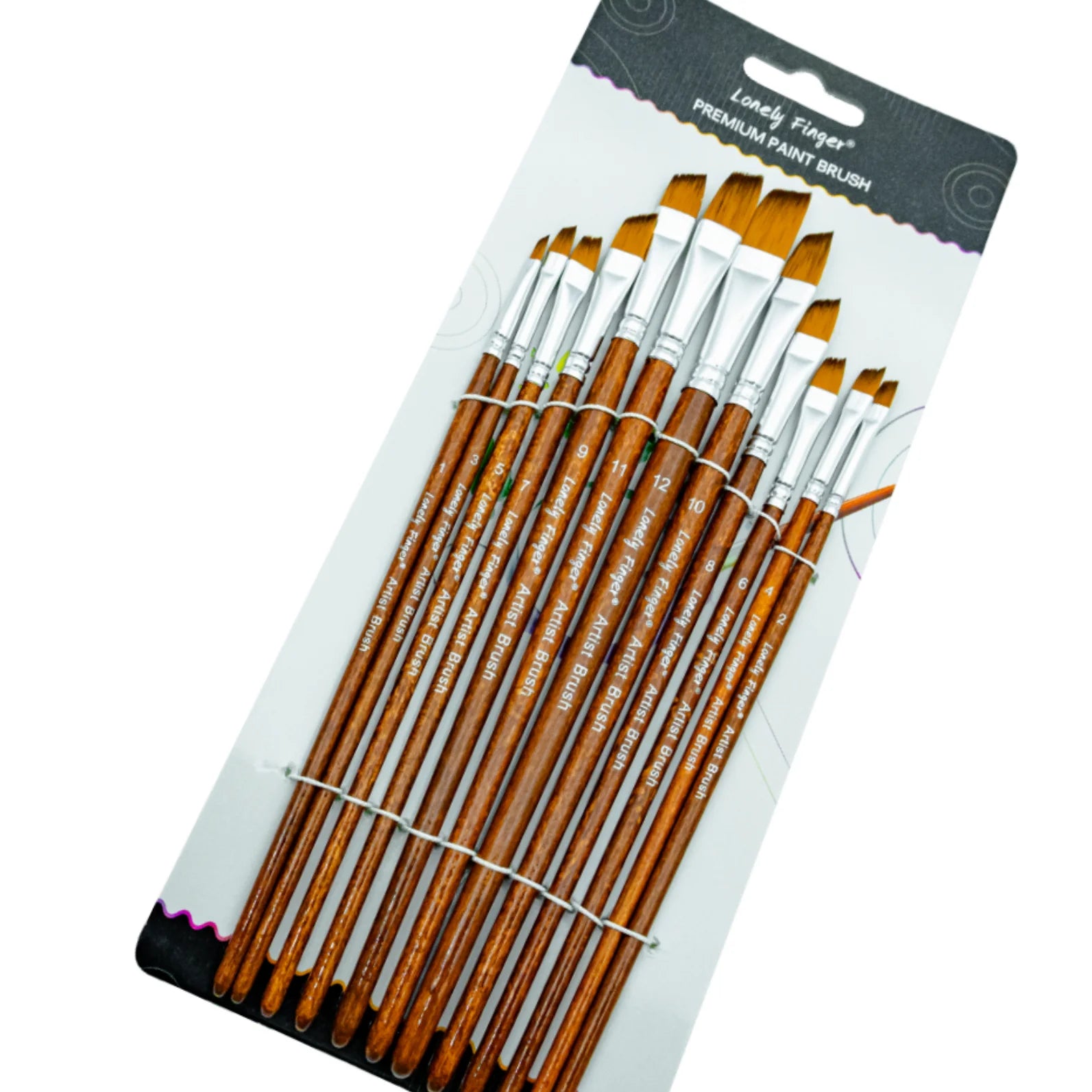 12/24/48pcs Paint Brushes Set Professional Paint Brush Round Pointed Tip Nylon Acrylic Brush For Acrylic Watercolor Oil Painting