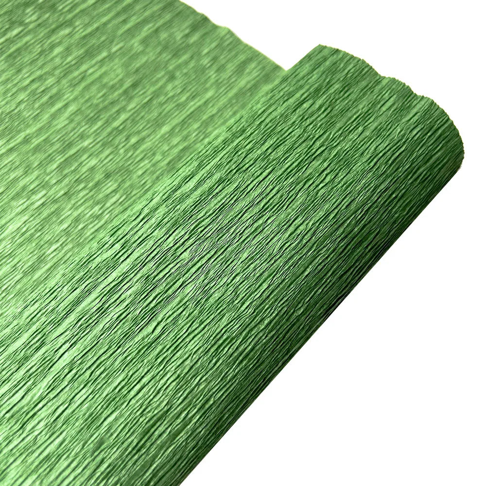 9.8"x8ft(25cm*250cm) Crinkled Crepe Paper Gifts Flower Wrapping Wedding Festive Party Decoration DIY Fold Scrapbooking Crafts