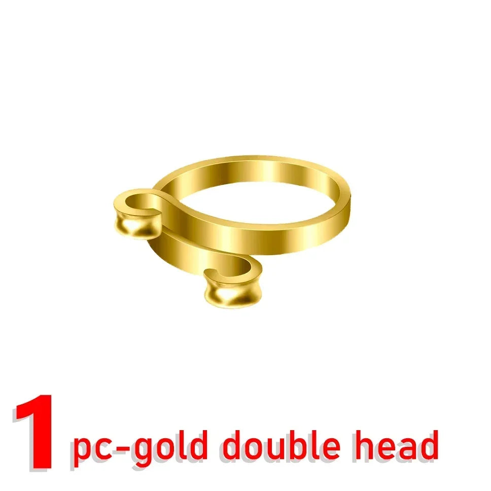 4/1pcs Adjustable Knitting Crochet Loop Rings DIY Yarn Guide Finger Faster Holder Open Fingering Crocheters Tool Sewing Supplies