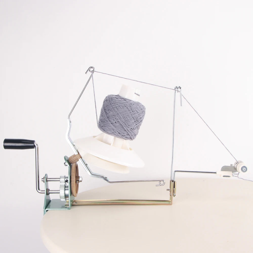 Hand Operated Winding Machine Machine Yarn Ball Winder Hand Operated Easy to Set Up and Use Sturdy with Metal Handle And