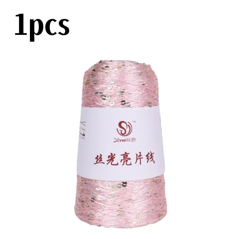 150 Colour 700M 100g special Sequin yarn DIY garment accessories Rag doll Knitting yarn