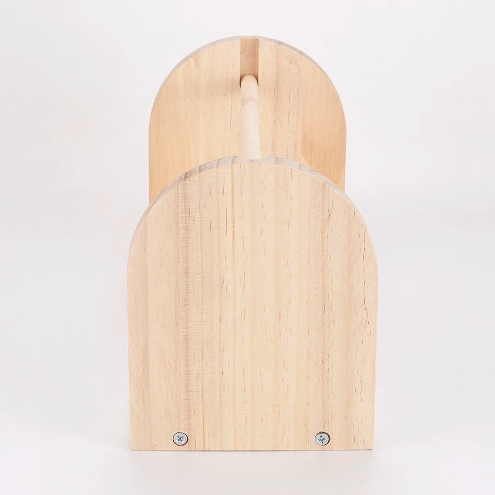 1pcs Wood Yarn Spool Holder, Knitting Yarns Storage Rack, Rotating Spinner, Weaving Spool Frame, DIY Crochet & Knit Assist Tool