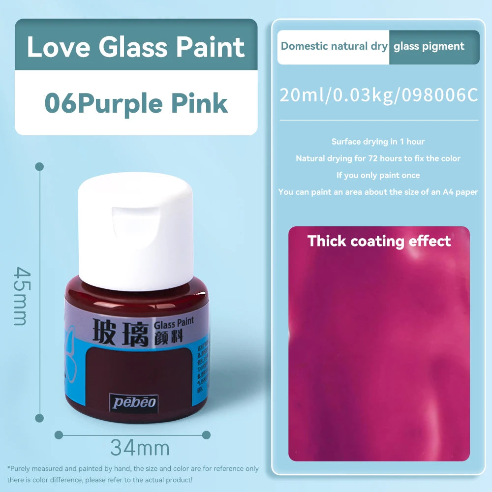 Creative 20ml Acrylic Paints Rich Color Waterproof Glass Pigments Tube For Painting Supplies Artist Drawing Art DIY Crafts