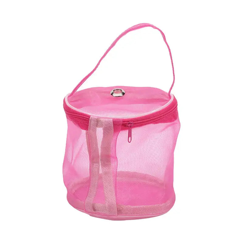 Portable Yarn Storage Bag Hollow Mesh Knitting Wool Yarn Bags Crochet Yarn Handbag Organizer Weave Tools Sewing Accessories