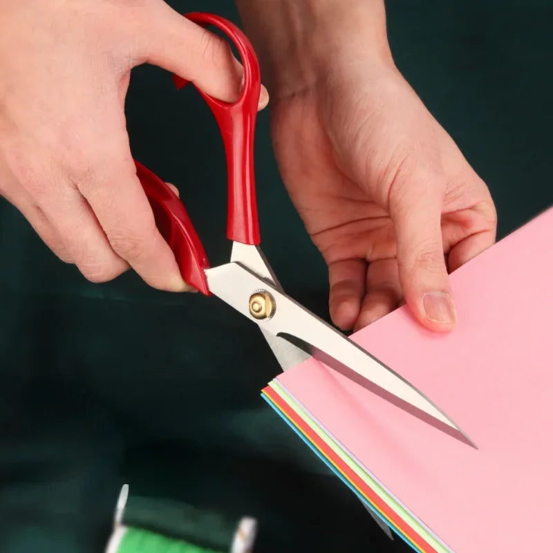 Professional Tailor Scissors Cutting Scissors Vintage Stainless Steel Fabric Leather Cutter Craft Scissors For Sewing Accessory