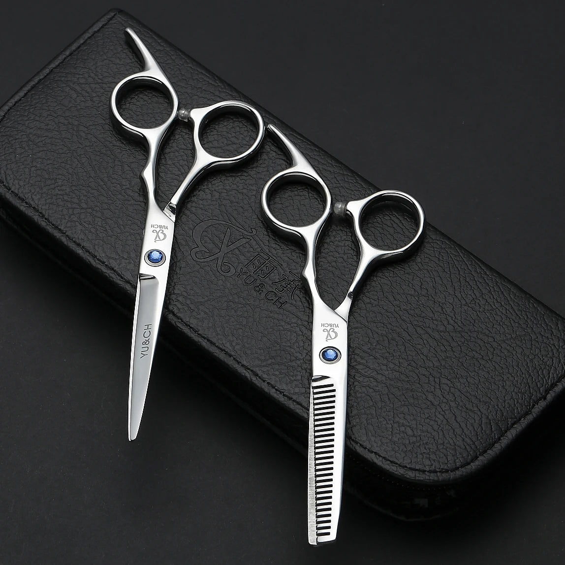 Hair Cutting Scissors Thinning Shears Kit Professional Barber Hairdressing Texturizing Salon Razor Edge Scissor Stainless Steel