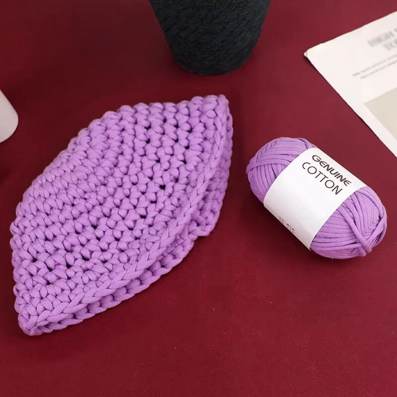 150g Genuine Cotton Hollow Cotton Core Milk Cotton Yarn Crochet Hook Shoe Scarf Bag Hat Handmade DIY Knitting Blanket Material Kit Yarn 1 Piece = 3 Pieces = 150 Grams