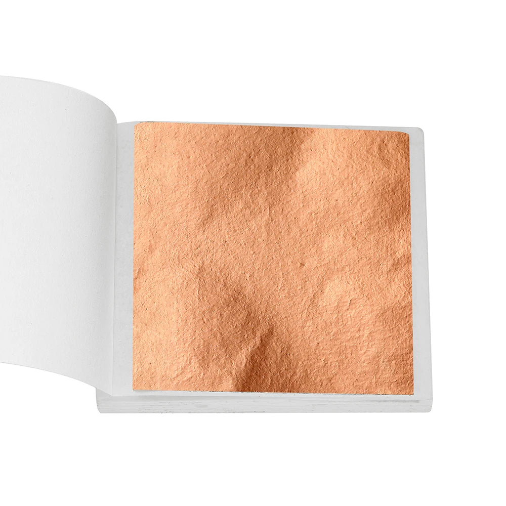 100Sheets Imitation Gold Foil Paper Leaf Gilding Epoxy Resin Fillings for DIY Epoxy Resin Mold Crafts Nail Art Home Decorations