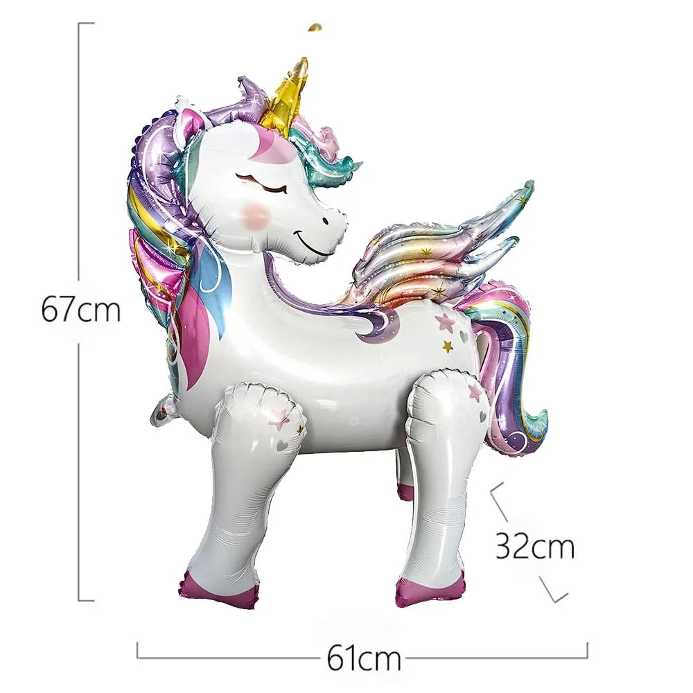 Walking Inflatable Lion Giraffe Balloons Panda Elephant Tiger Safari Animal Balloon Kids Jungle Animal Baby Shower Decorations