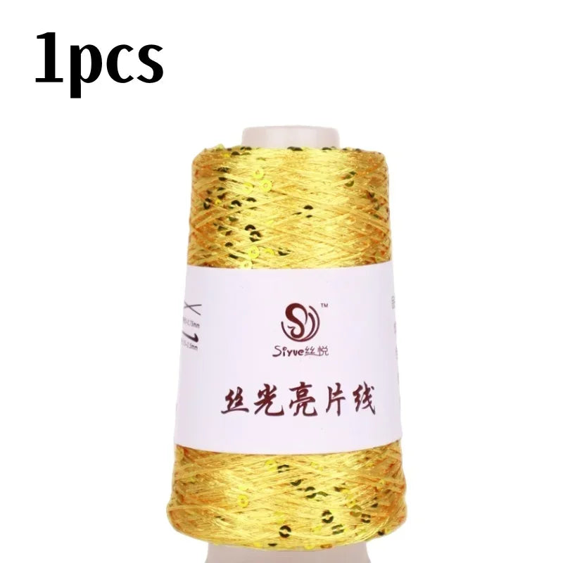 150 Colour 700M 100g special Sequin yarn DIY garment accessories Rag doll Knitting yarn