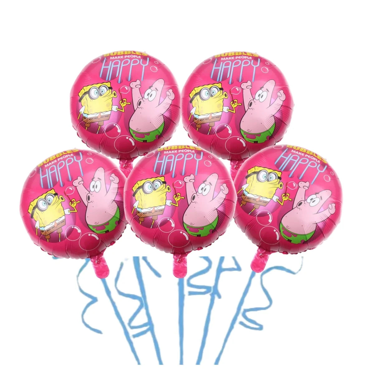 Cartoon SpongeBob Theme Birthday Party Decoration Balloons Digital Balloons Baby Shower Birthday Gifts Party latex Party Balloon