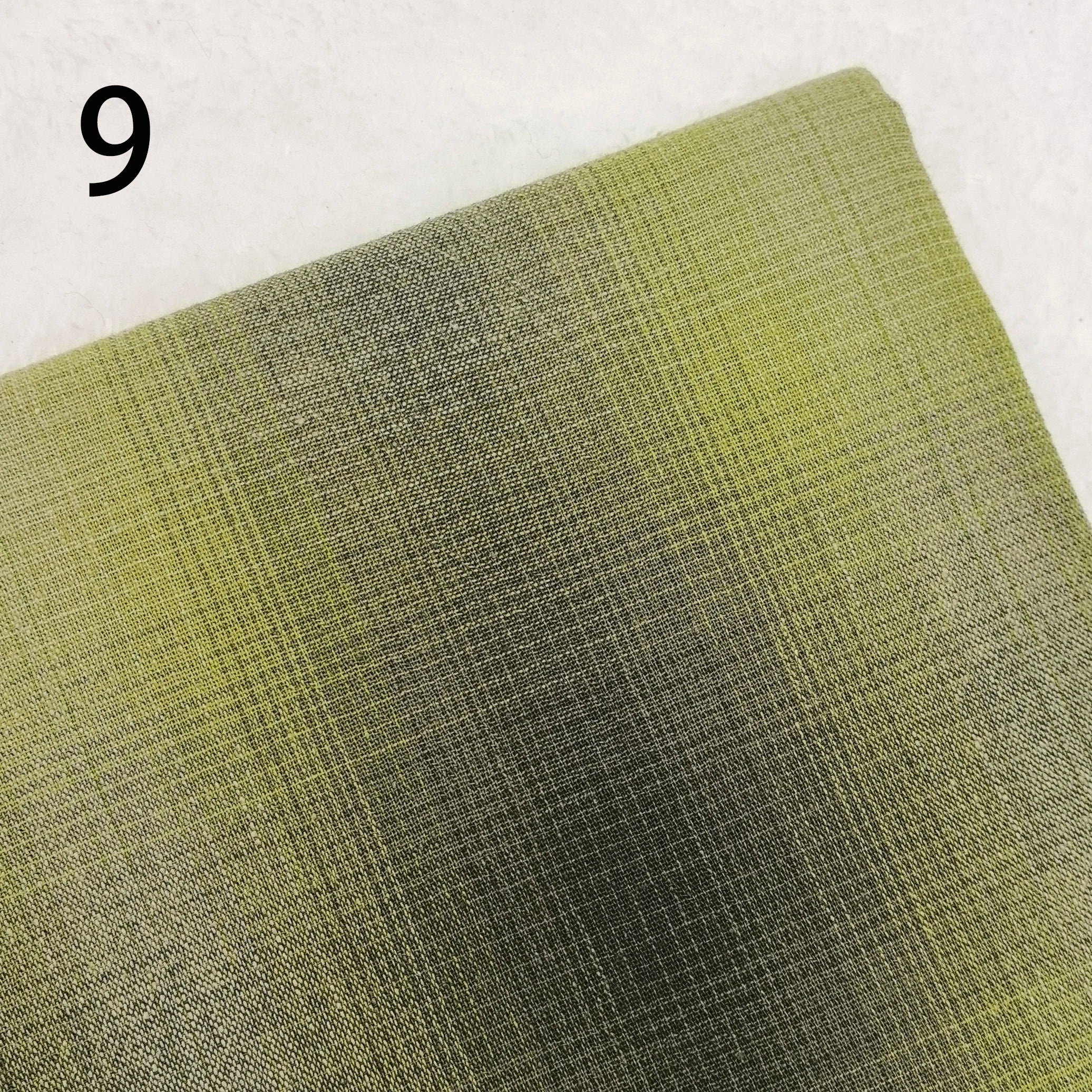 Gradient color Japanese Yarn-dyed fabric handmade DIY Patchwork 100% Cotton Fabric For Sewing Doll clothes Quilt cloth