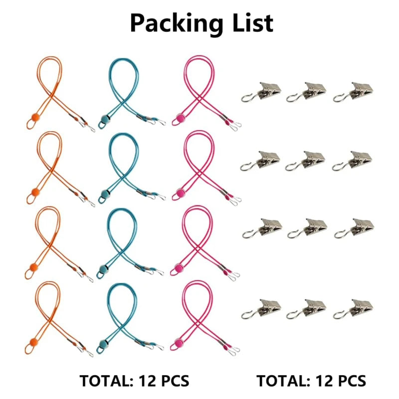 2024 Simple Removble Large Size  Cross Stitch Side Tensioners Clips Set Durable Embroidery Tools Accessories Sewing Gadgets