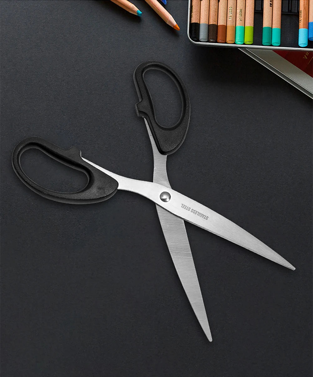 7.9" Scissors, Stainless Steel Blades, Soft Grip Handle, Suitable for Households,Offices and Schools, All Purpose