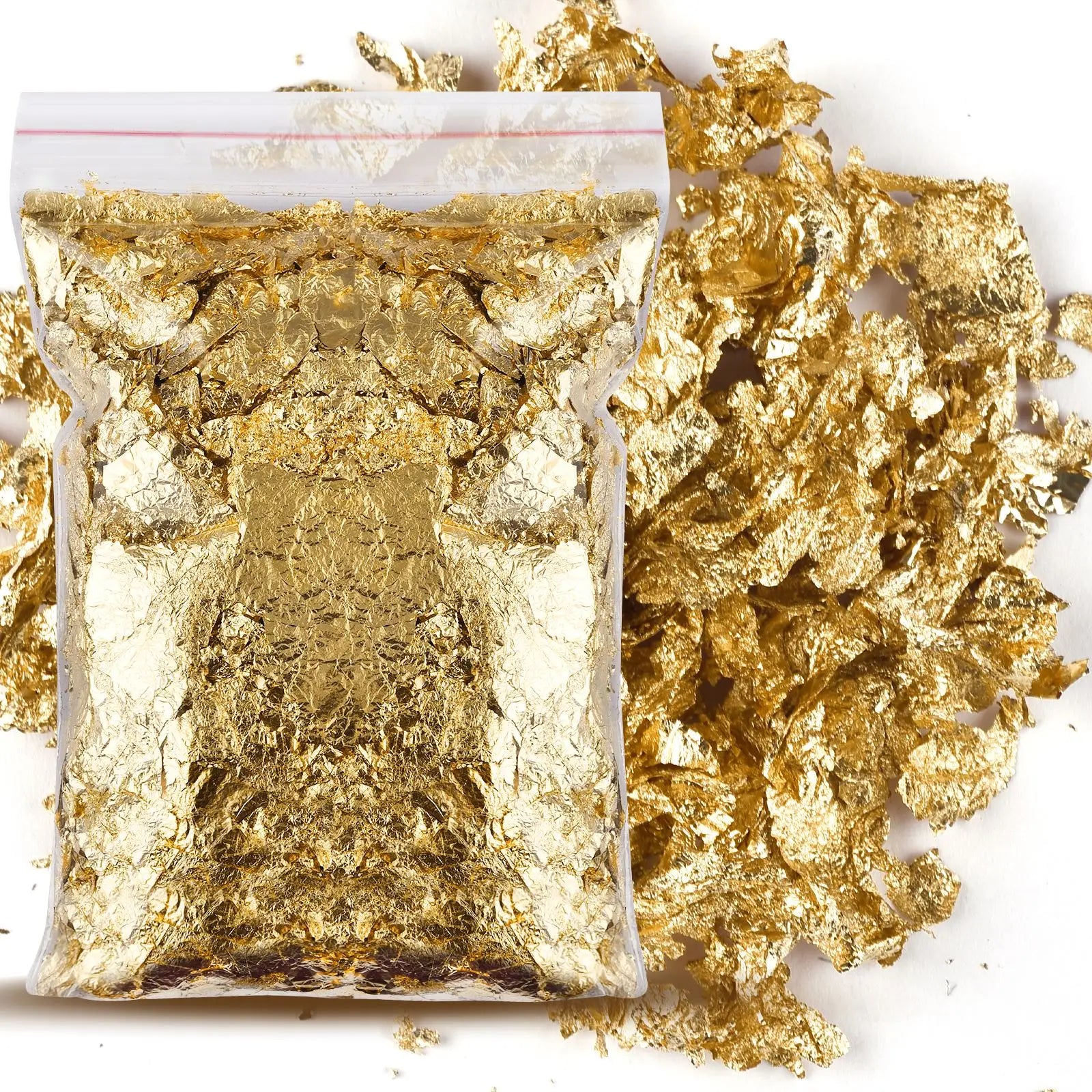 1/2/3/5/10g Imitation Gold Sliver Copper Foil Sequins Glitter Craft Leaf Flake Sheet Shiny Foil Paper Gilding DIY Nail Art Decor