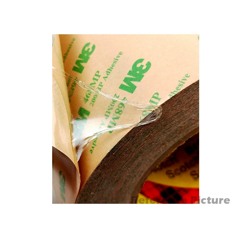 BIG Sheet! (14.17")  36cmx36cm 3M 468 Double Adhesive Transfer Tape, Hi-Temp. Resist for 3D Printer, Thermal Pads, Rating Plate