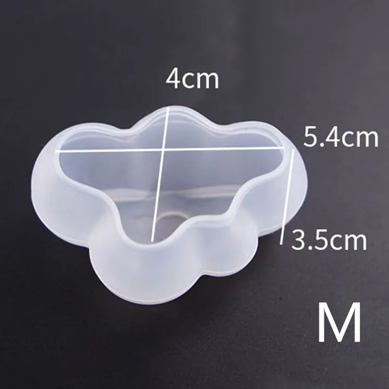 Cloud Candle Mold Silicone Mold Cute Jewelry Soap Making Mold Handmade Jewelry Making Tool DIY Soap Mold Candle Making Supplies