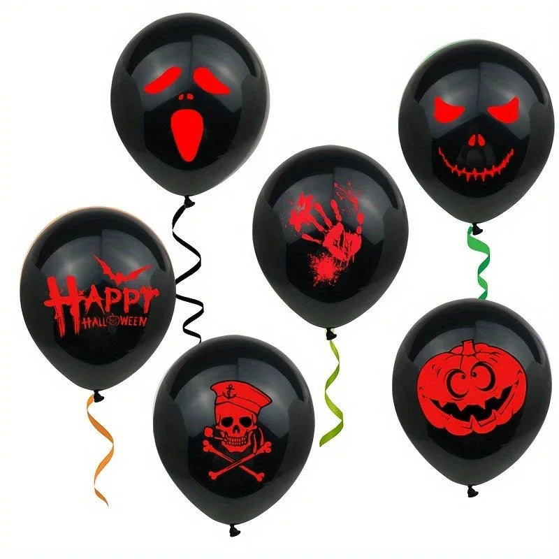 Halloween Latex Balloons  Scary Ghost Pumpkin Horror Party Decorations for Halloween Party Supplies, Bar, Festival, Birthday