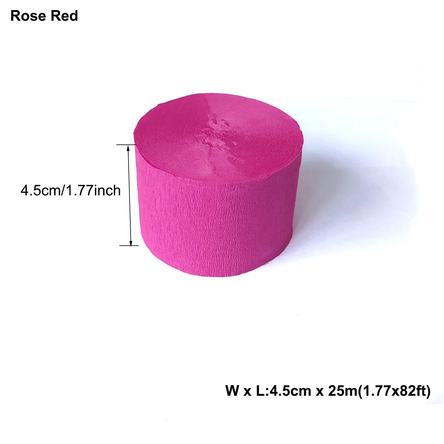 1pcs 4.5cmx25m Colored Crepe Paper Roll Origami Crinkled Crepe Paper Craft DIY Flowers Decoration Gift Wrapping Paper Craft