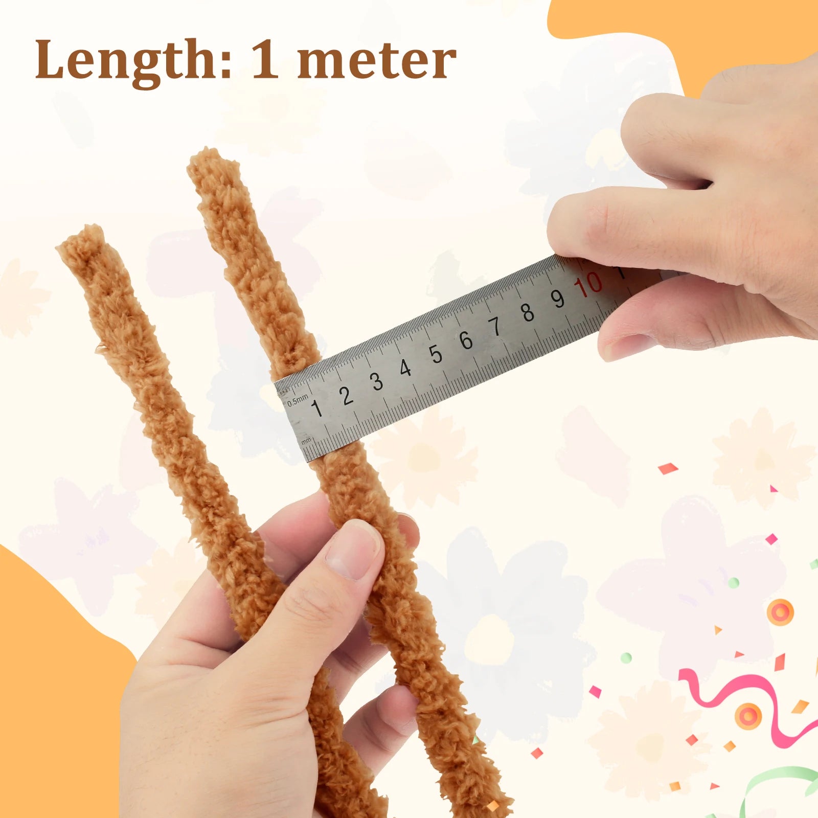 Twist Stick Craft Pipe Cleaners Set Colorful Chenille Stems Pipe Cleaners DIY Kindergarten Educational Handmade Material