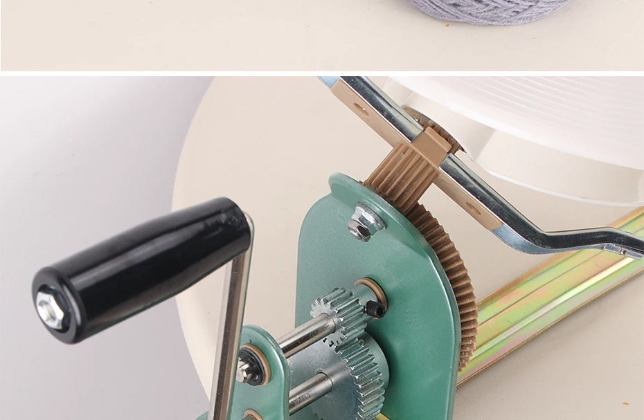 Hand Operated Winding Machine Machine Yarn Ball Winder Hand Operated Easy to Set Up and Use Sturdy with Metal Handle And