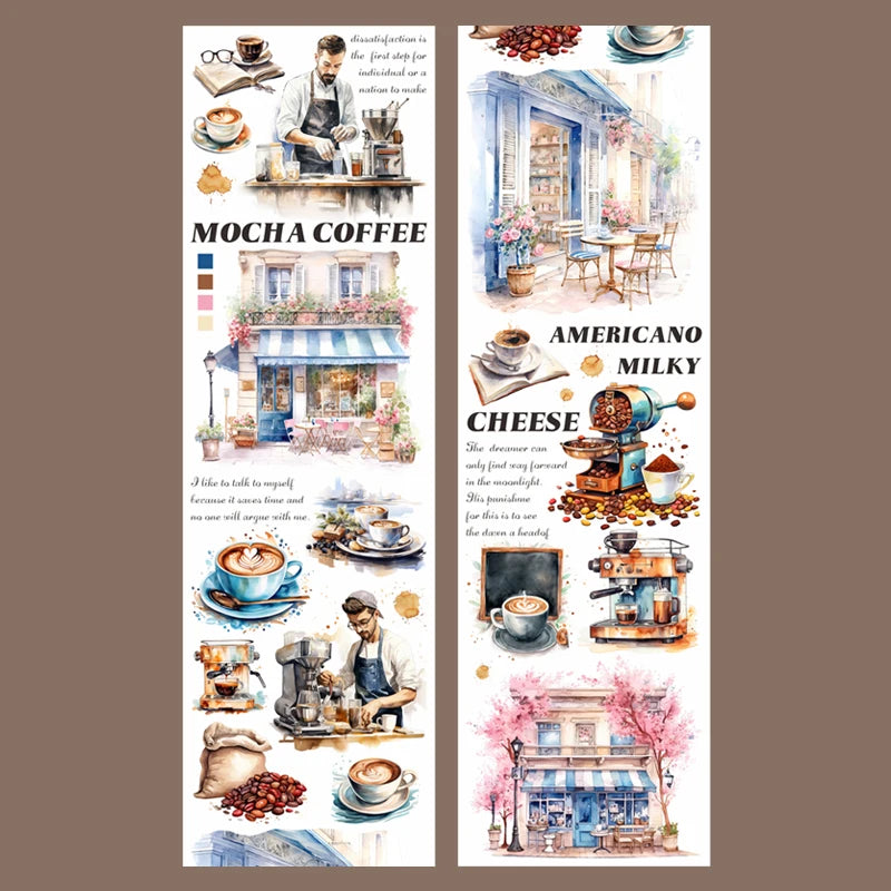 Mr.paper 6 Style 200CM/roll Washi Tape - Perfect for DIY Scrapbooking and Journals Decorative and Excellent Quality