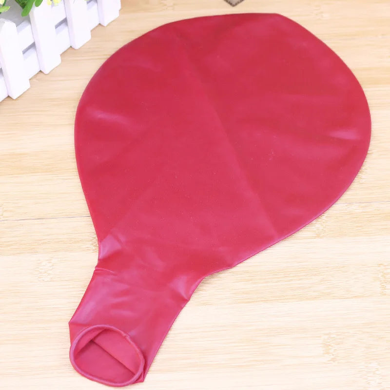 36 inch flat latex balloon, large balloon that can take off, oversized circular birthday party decoration balloon