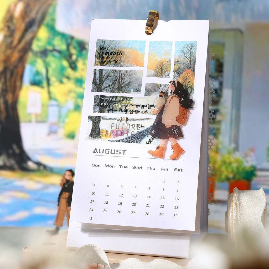 1 Roll Fashion Girl Stickers 4 Seasons Outfit DIY Scrapbook Journal Washi Tape For Phone Case Notebook Decoration Cute Stationer