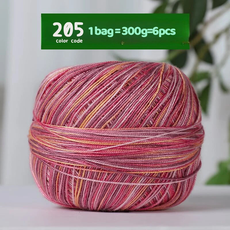 No. 7 Lace Yarn - Bamboo Fiber Linen Summer Crochet Yarn 50g