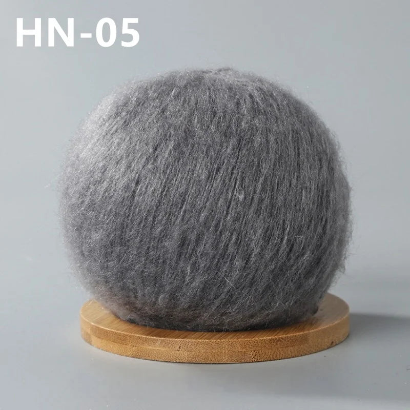 250g Crochet Mohair Yarn For Knitting Sweater Shawl Skin-Friendly Baby Wool Lace Thread ilos para tejer dedelgado Yarns 5pcs