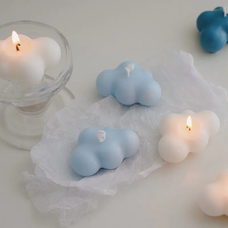 Cloud Candle Mold Silicone Mold Cute Jewelry Soap Making Mold Handmade Jewelry Making Tool DIY Soap Mold Candle Making Supplies