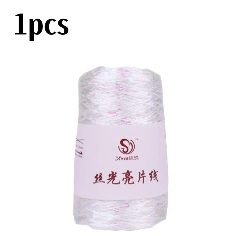 150 Colour 700M 100g special Sequin yarn DIY garment accessories Rag doll Knitting yarn