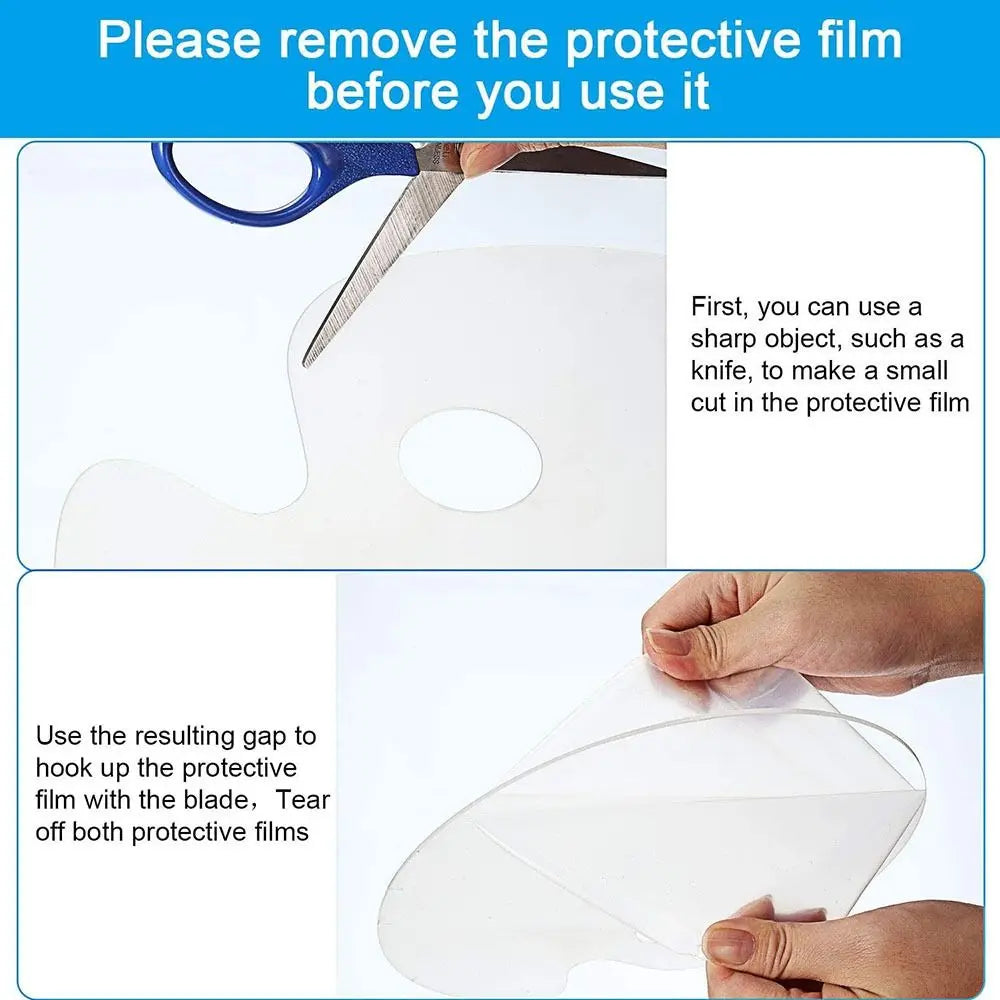 Acrylic Transparent Paint Tray Palettes Painting Pigment Pallet Gouache Drawing Supplies