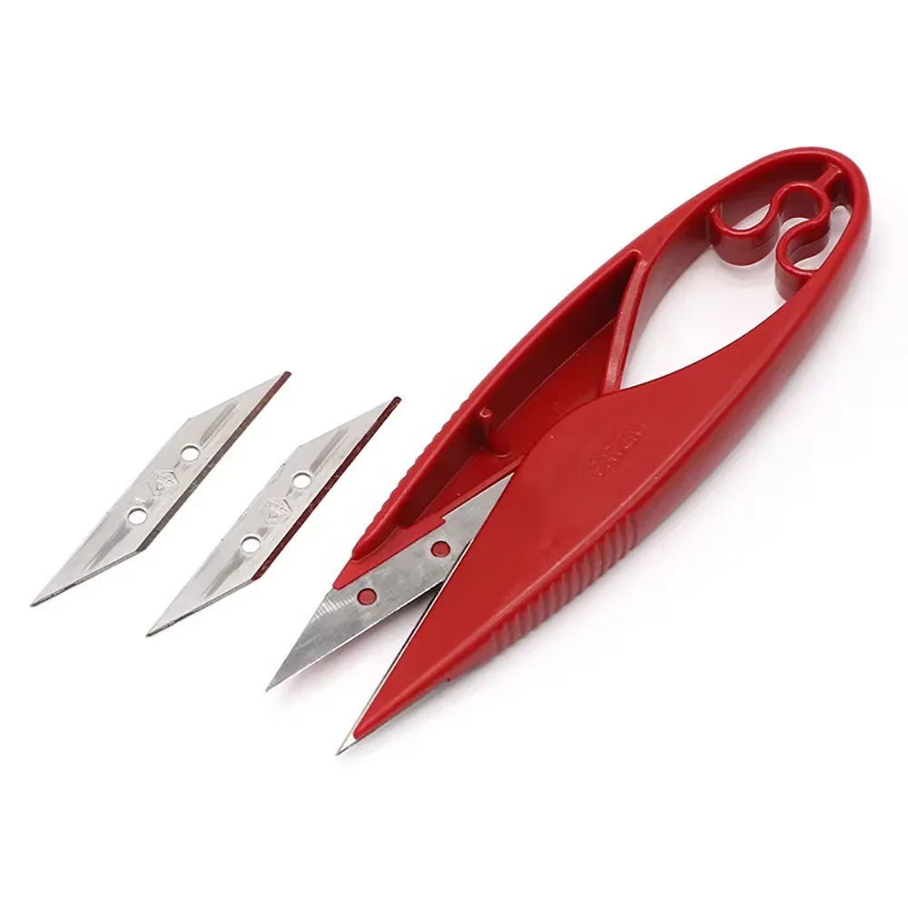 Stainless Steel Yarn Shears Cutting Sewing Scissors Shears Cross Stitch Scissors Embroidery Scissor U Thread Scissors for Fabric