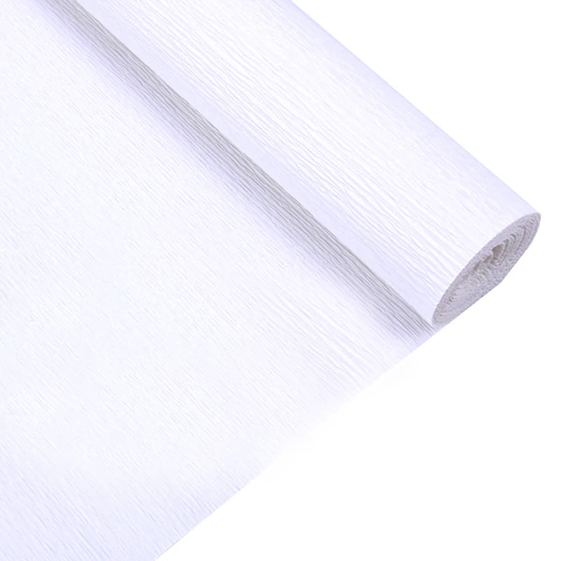 5x250cm Roll Crinkled Crepe Paper decorative Flower for easter children's day party kid child DIY handmade creative papers