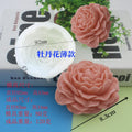 Large Peony Flower Silicone Candle Mold Diy Handmade 3D Rose Candle Soap Plaster Resin Cake Baking Tool Home Decoration Gift