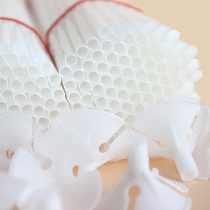 100pcs latex pole balloon accessories suitable for birthday parties, weddings, balloon decorations