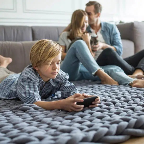 1KG Thick Super Bulky Chunky Yarn for Hand Knitting Crochet Soft Big Cotton DIY Arm Knitting Roving Spinning Yarn for Blanket