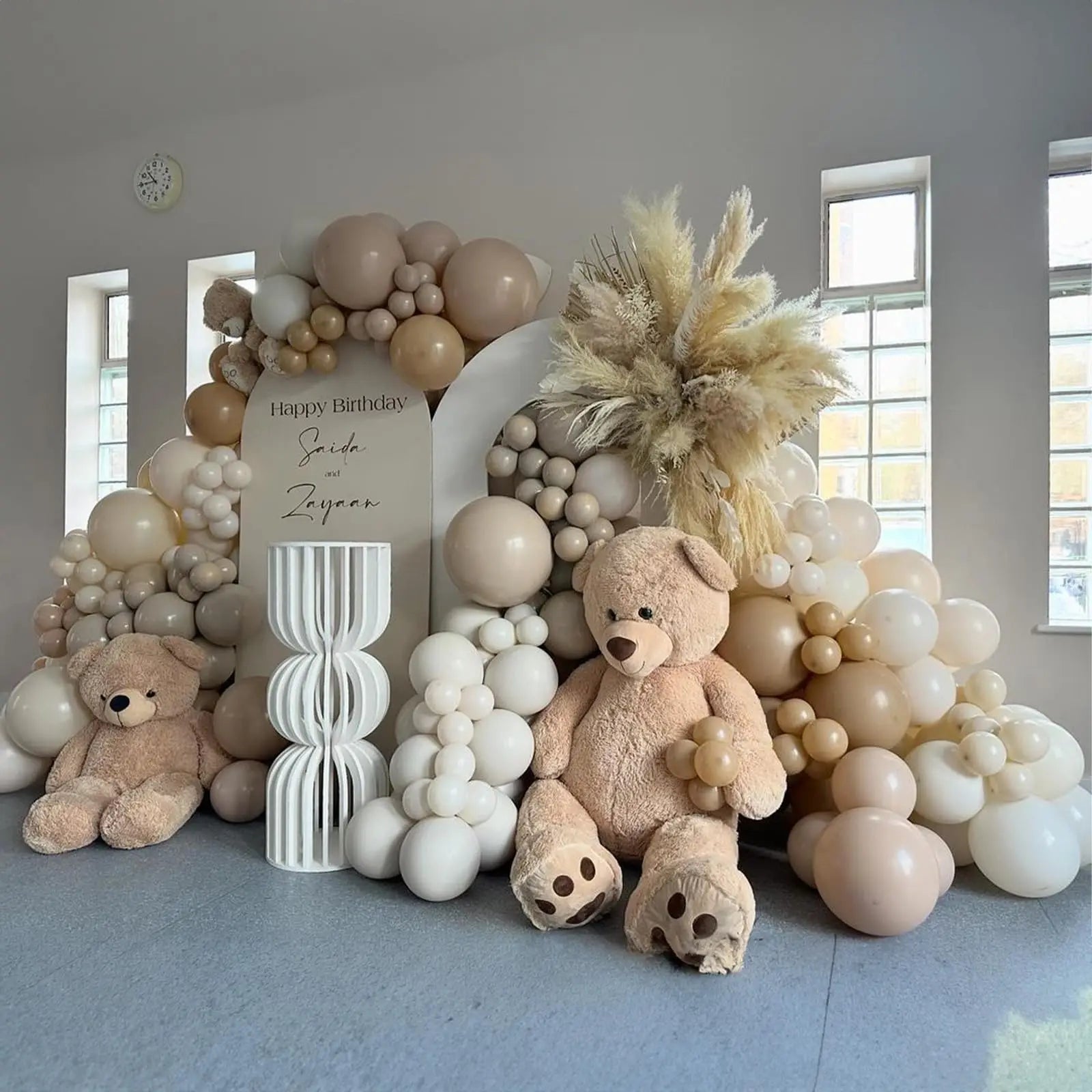 White Sand Balloon 12Inch 30/50Pcs Beige Balloon Boho White Latex Cream Balloons for Birthday Wedding Baby Shower Party Decor