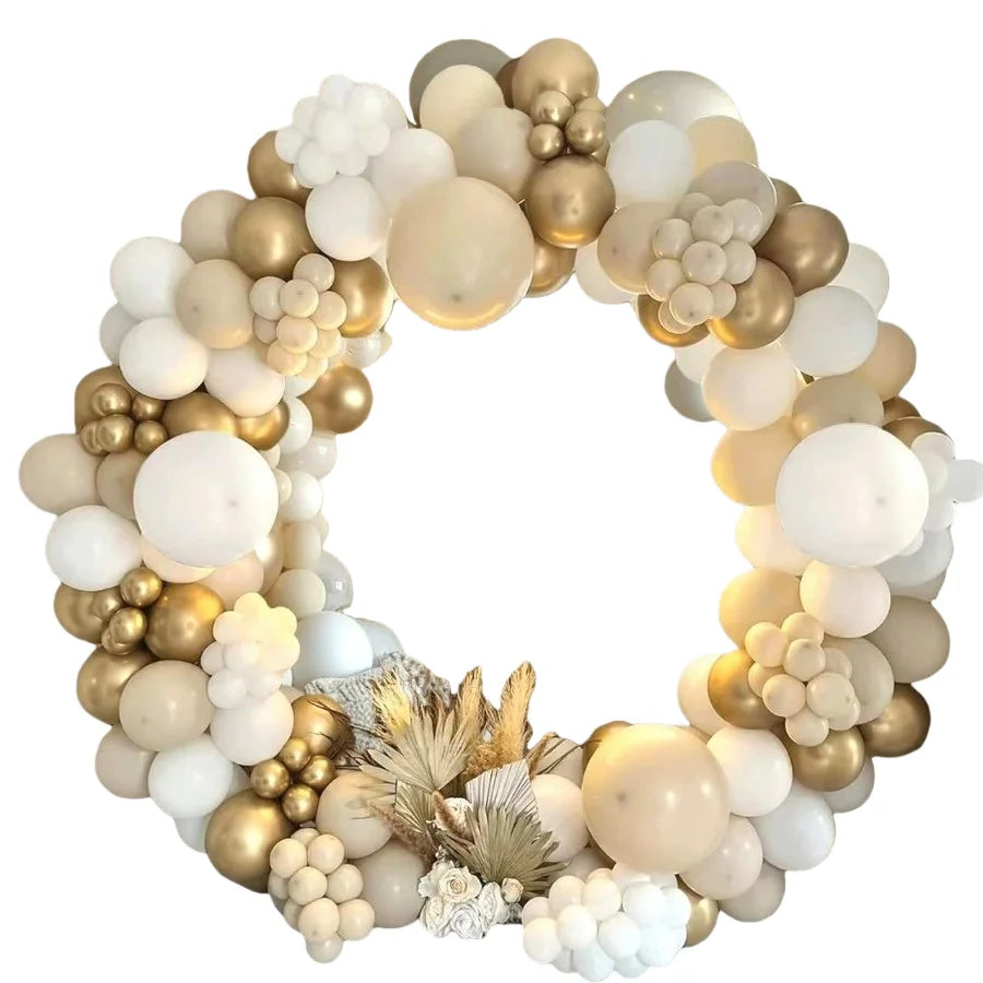 124pc Balloon Metallic Latex Balloon for Wedding Bridal Shower Birthday Bachelorette  Fancy Dress Party Decorative Background