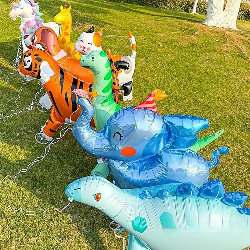 Stand Walking 4D Elephant Balloons for Baby Shower Decorations