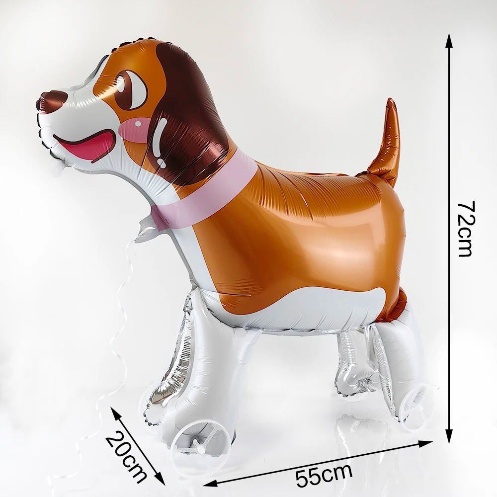 Walking Inflatable Lion Giraffe Balloons Panda Elephant Tiger Safari Animal Balloon Kids Jungle Animal Baby Shower Decorations