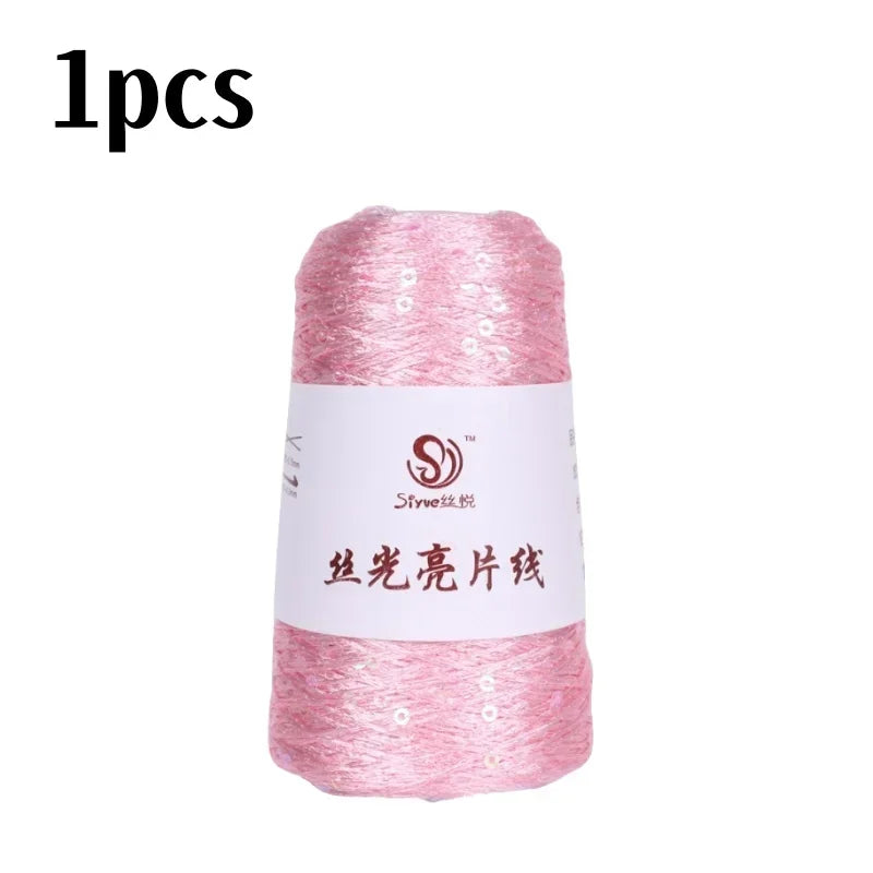150 Colour 700M 100g special Sequin yarn DIY garment accessories Rag doll Knitting yarn