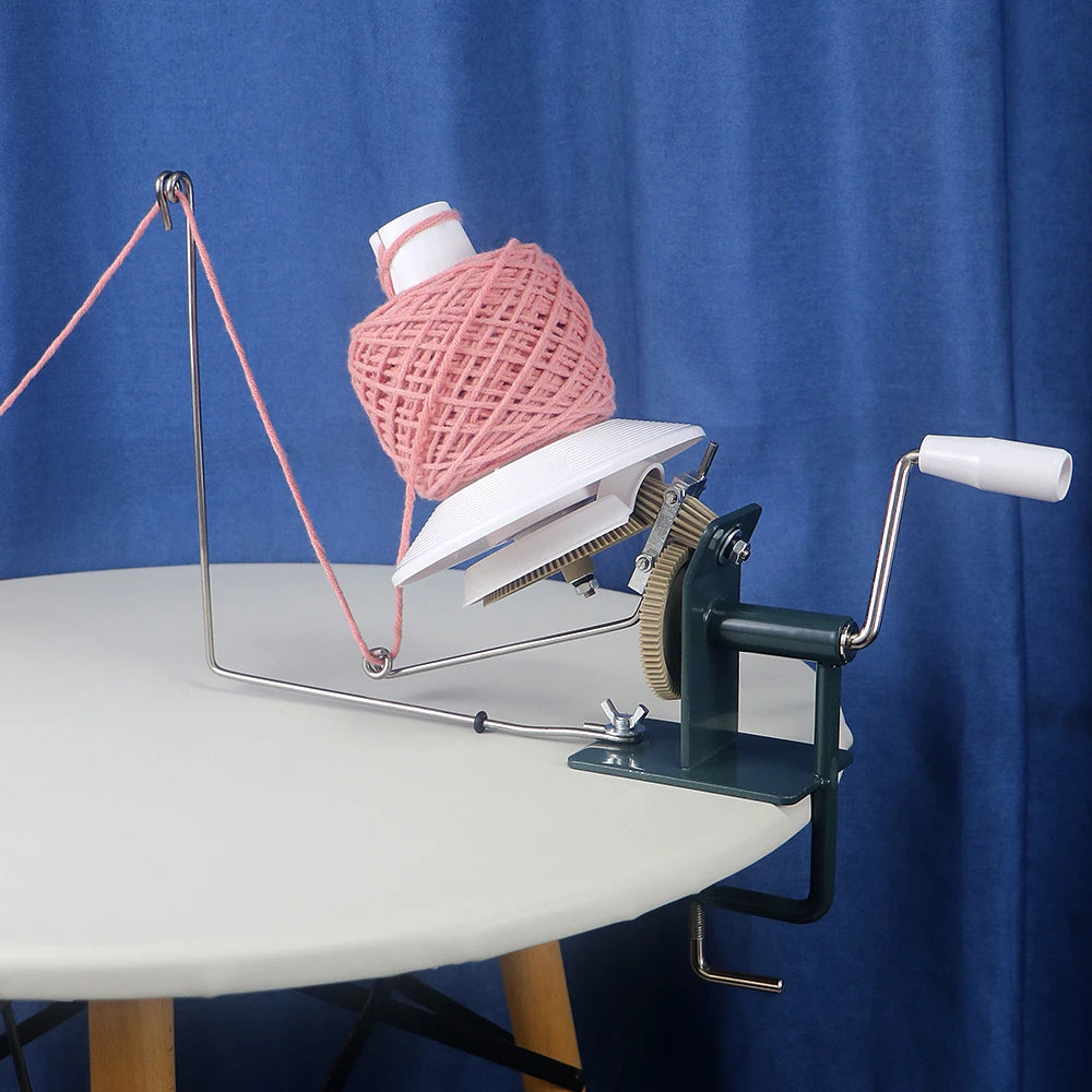 Heavy-Duty Yarn Ball Winder For Crocheting Hand Operated Yarn Ball Winder The Helper For Easy-to-Install Yarn Collection Lovers